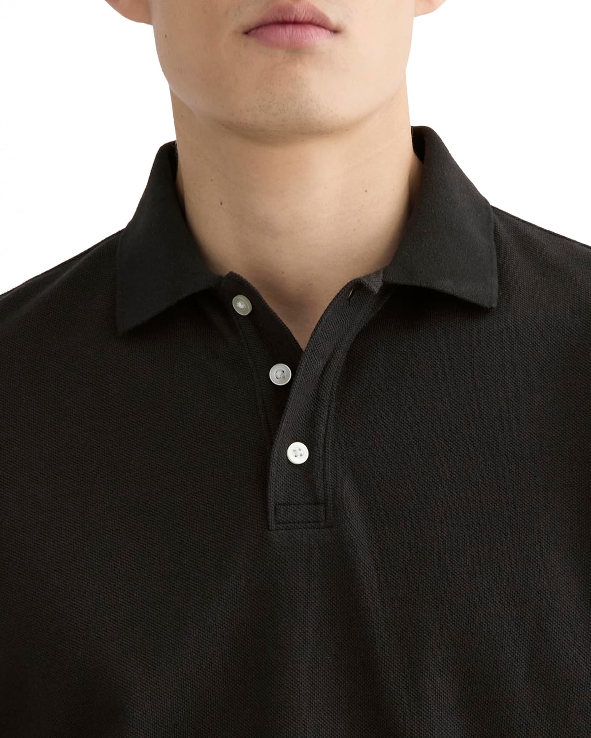image:imageEverlane Mens The LongSleeve Pique PoloBlack