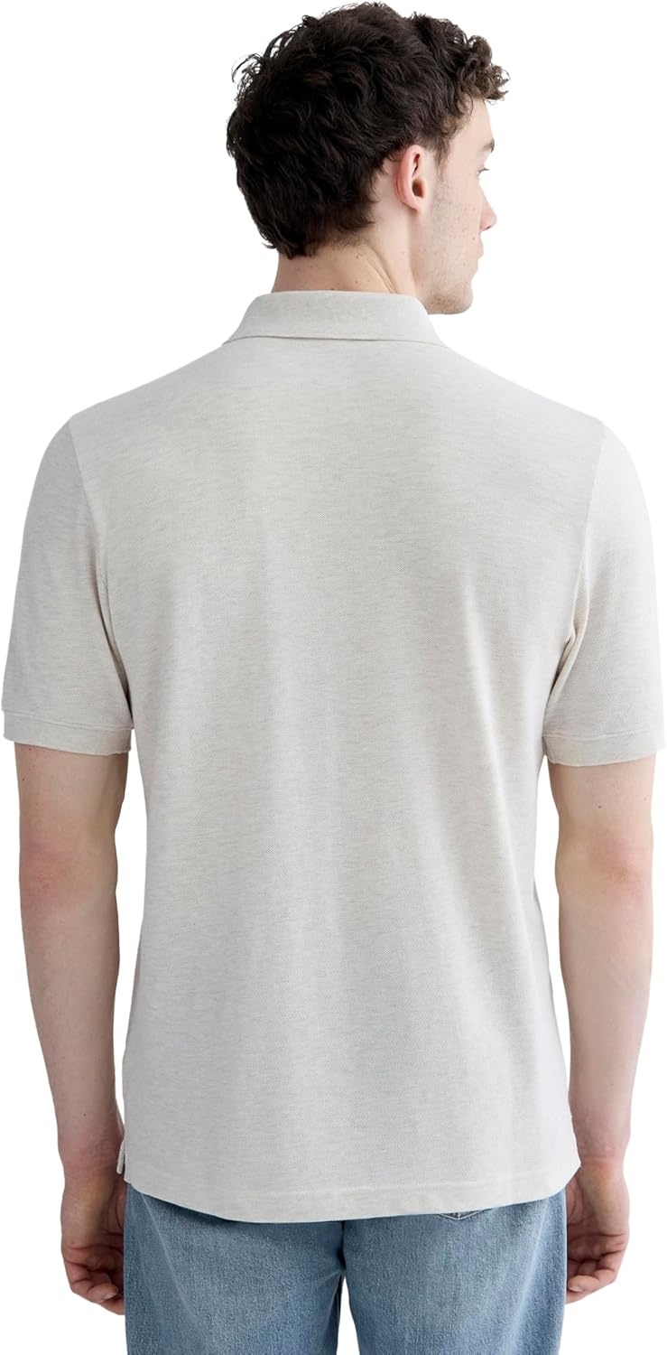 image:imageEverlane Mens The Pique PoloHeathered Oat