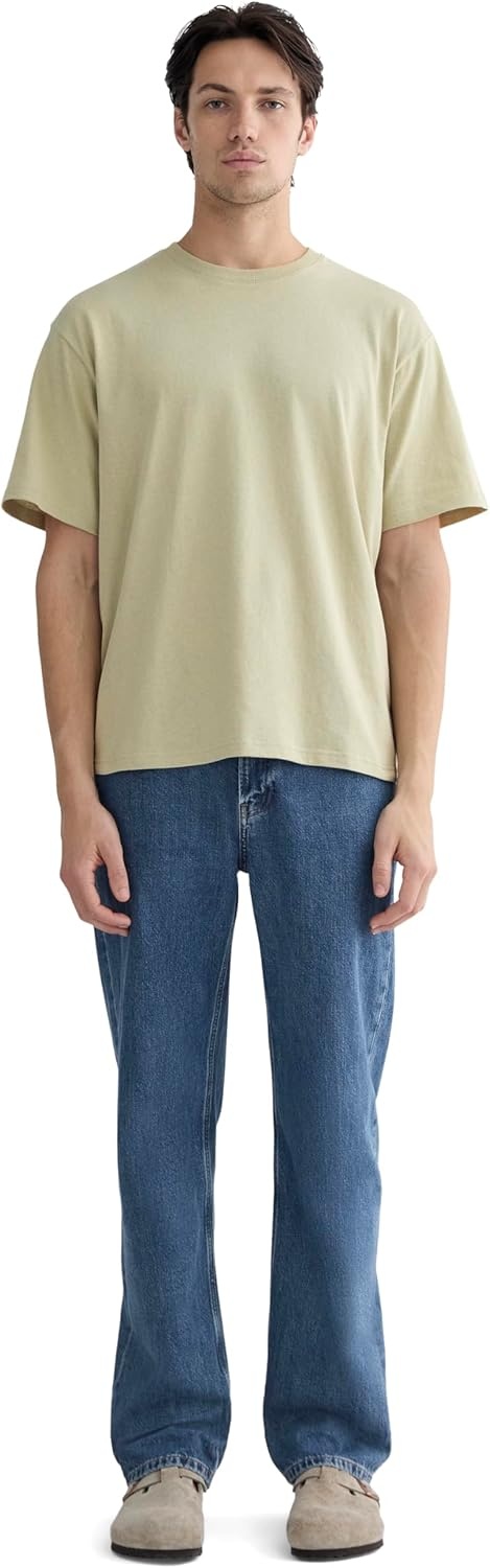 image:imageEverlane Mens The PremiumWeight Crew UniformEucalyptus