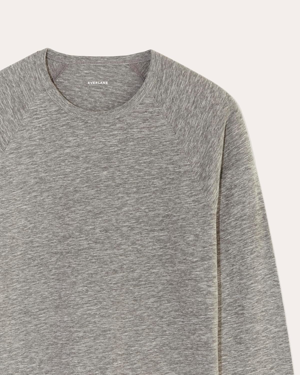 image:imageEverlane Mens The Rec LongSleeve CrewHeathered Grey