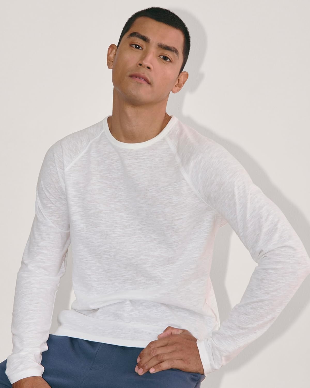 image:imageEverlane Mens The Rec LongSleeve CrewWhite