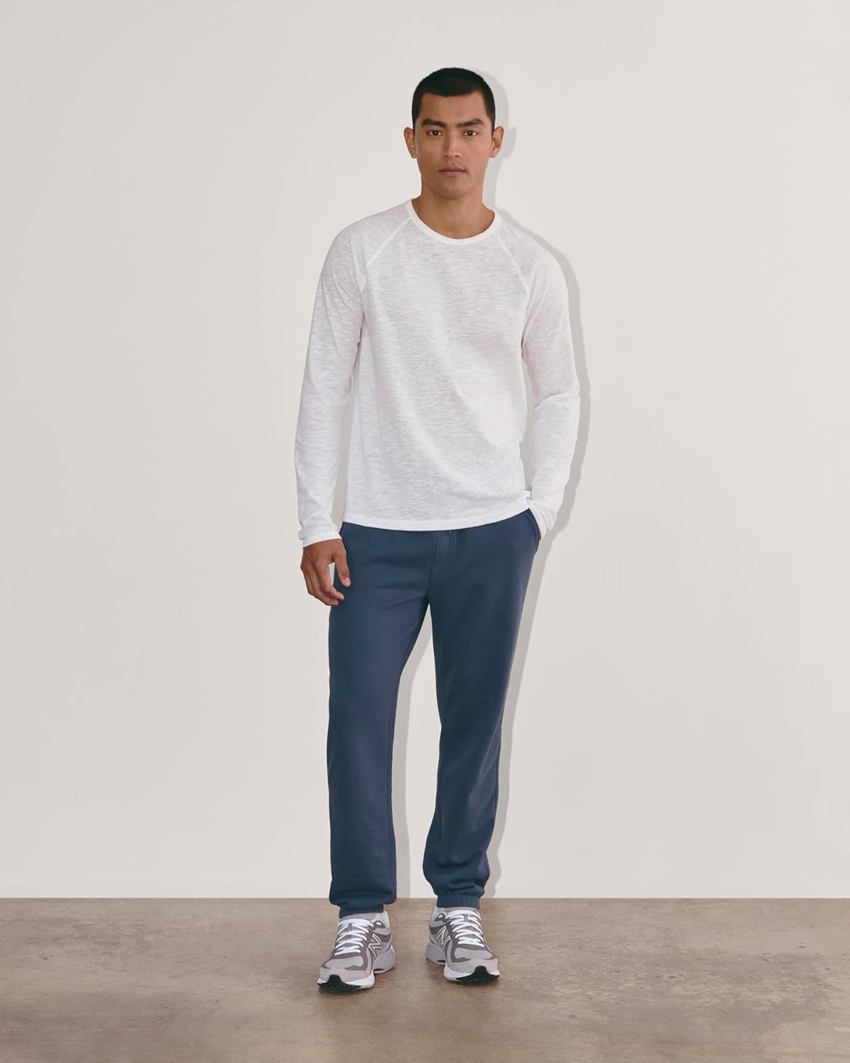image:imageEverlane Mens The Rec LongSleeve CrewWhite
