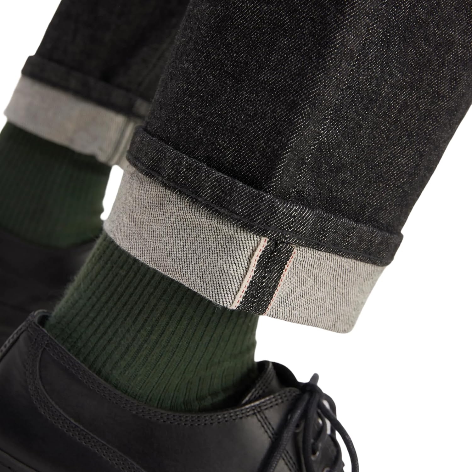image:imageEverlane Mens The Selvedge Straight Fit JeanBlack Rinse