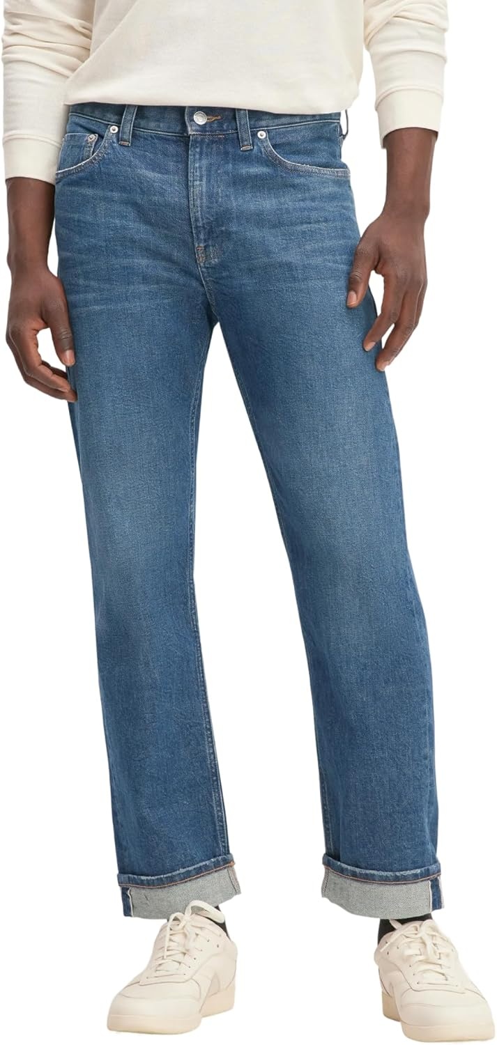 image:imageEverlane Mens The Selvedge Straight Fit JeanInkwell Blue