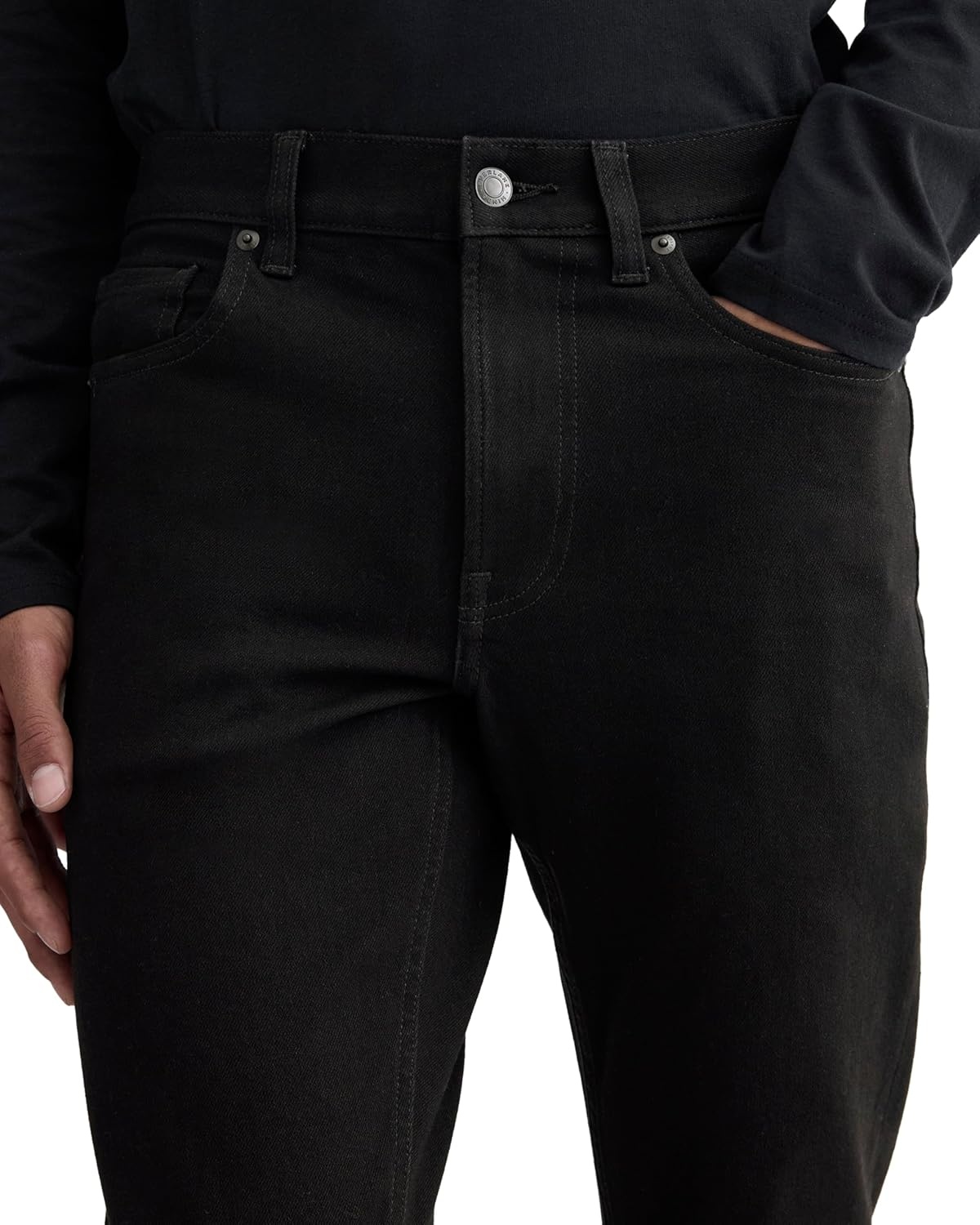 image:imageEverlane Mens The Slim 4Way Stretch Organic Jean UniformBlack