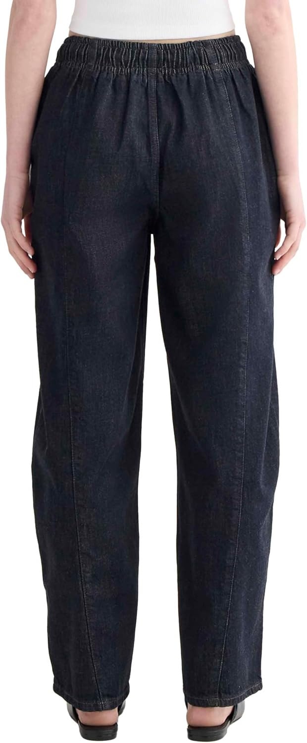 image:imageEverlane Womens Everlane The Drawstring Baggy JeanDark Indigo