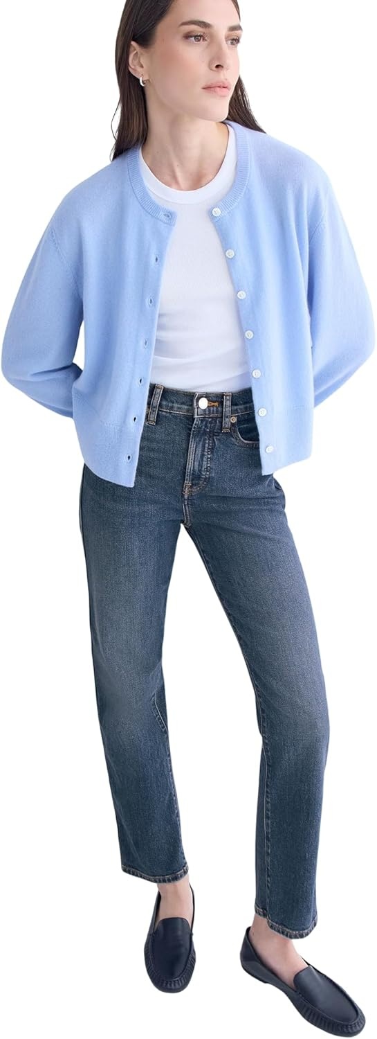 image:imageEverlane Womens HighRise Cigarette JeanLight Vintage Indigo
