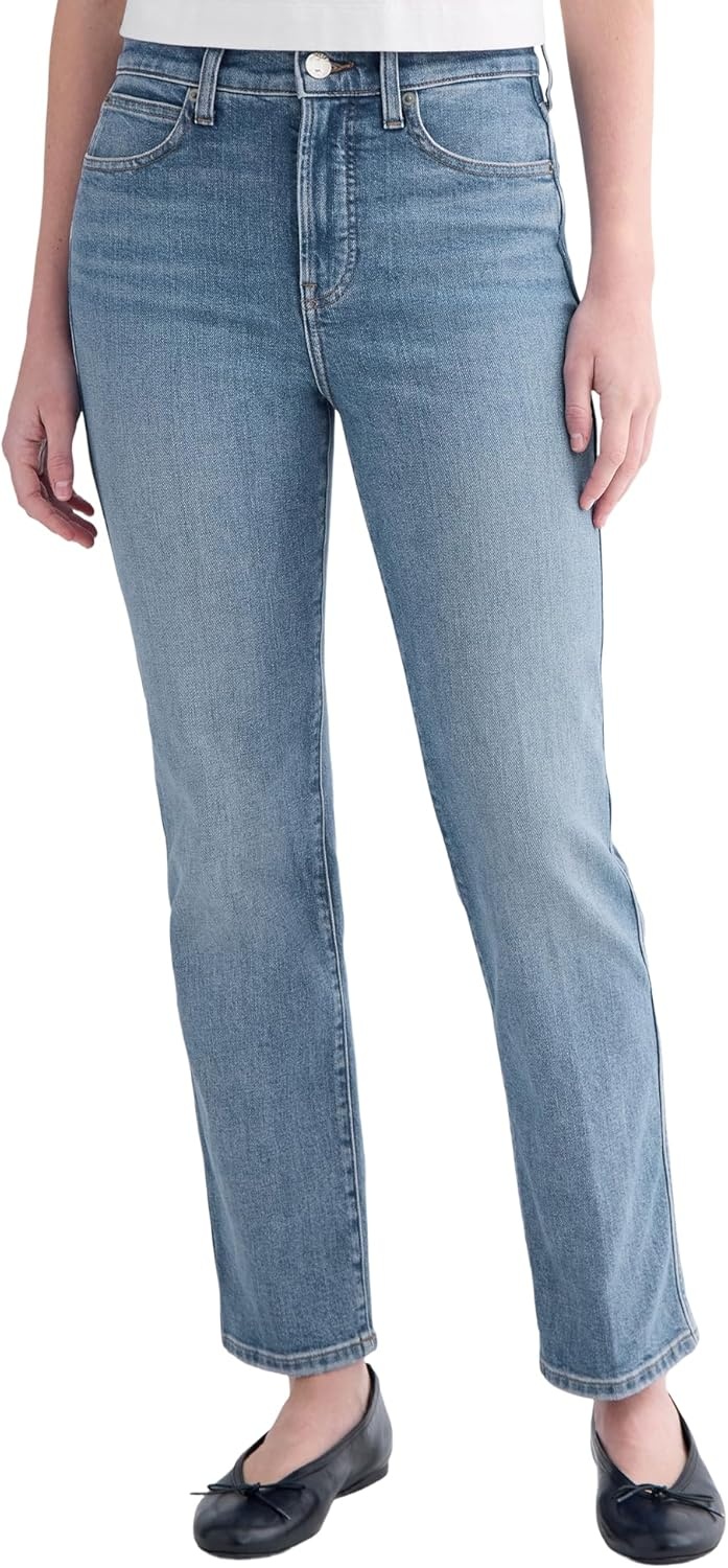 image:imageEverlane Womens HighRise Cigarette JeanMedium Blue