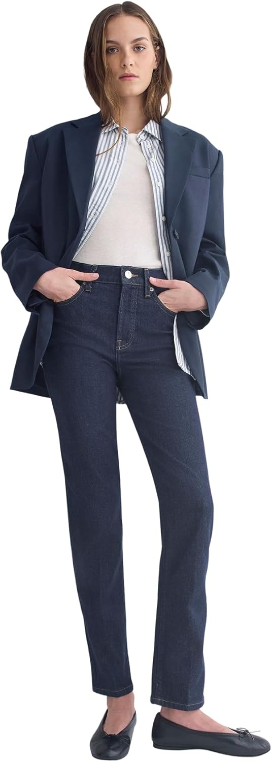 image:imageEverlane Womens HighRise Cigarette JeanPure Blue