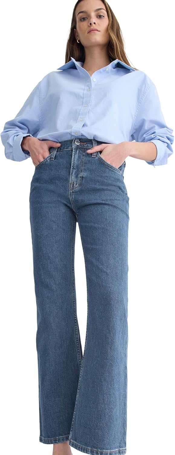 image:imageEverlane Womens HighRise Kick Flare JeanOcean