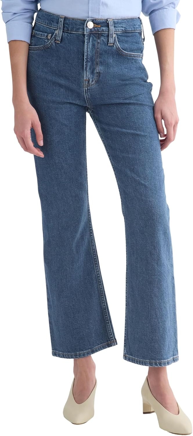 image:imageEverlane Womens HighRise Kick Flare JeanOcean