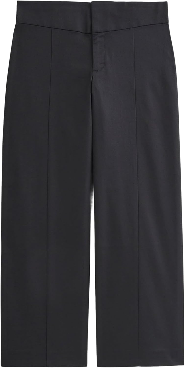 image:imageEverlane Womens Tailored Drape Seam Pant Ankle Length Organic Cotton Modal BlendBlack