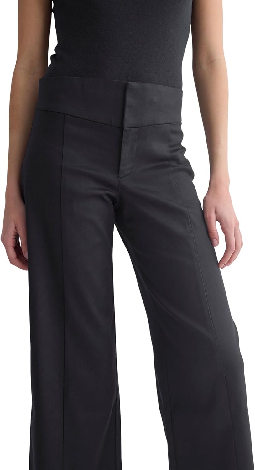 image:imageEverlane Womens Tailored Drape Seam Pant Ankle Length Organic Cotton Modal BlendBlack