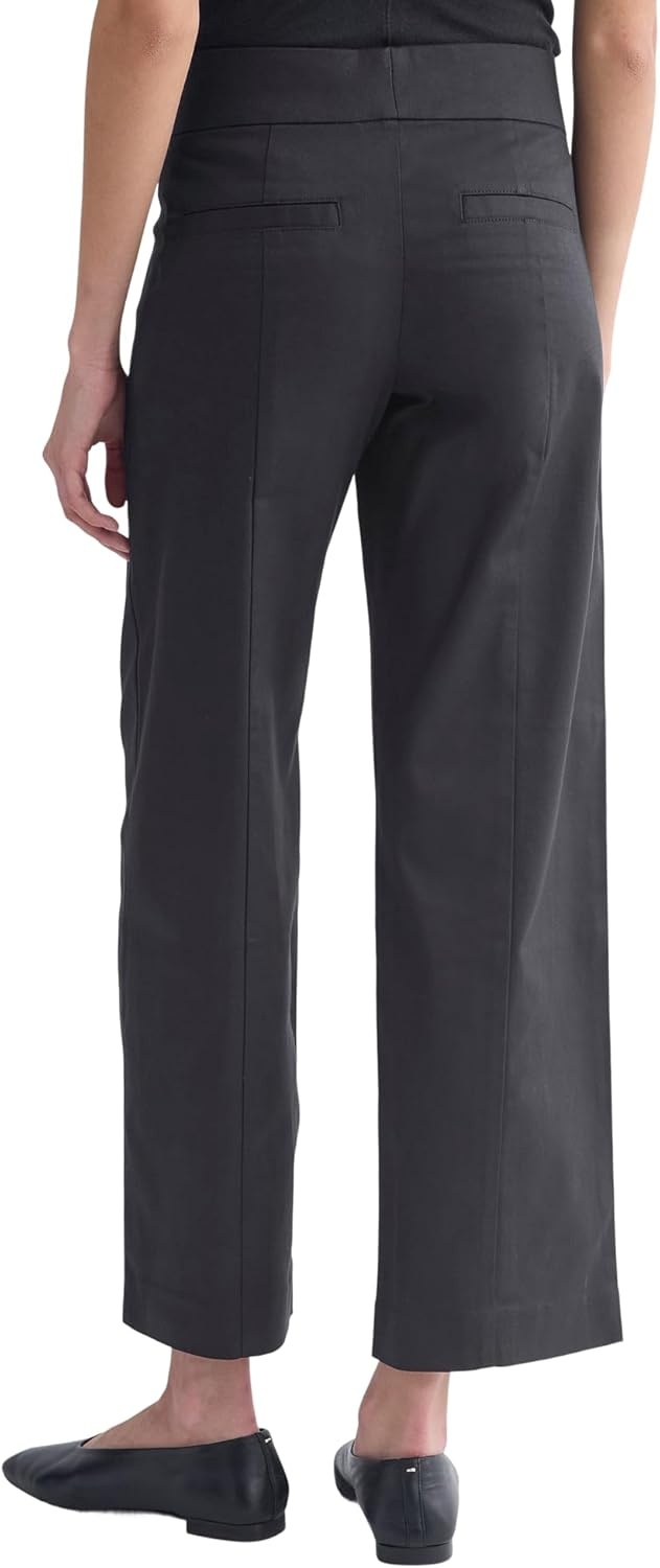image:imageEverlane Womens Tailored Drape Seam Pant Ankle Length Organic Cotton Modal BlendBlack