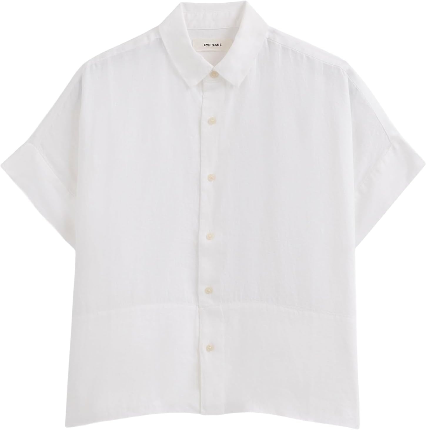image:imageEverlane Womens The Boxy Linen Shirt Oversized ButtonDown in Masters of Flax Certified European LinenWhite