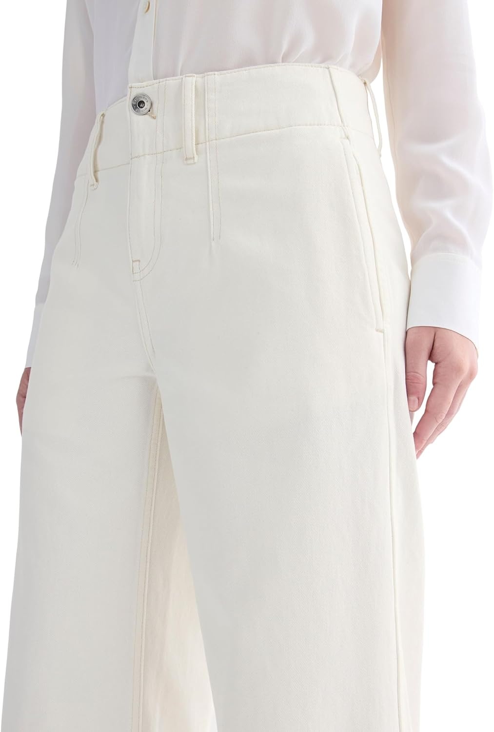 image:imageEverlane Womens The MidRise Trouser JeanEcru