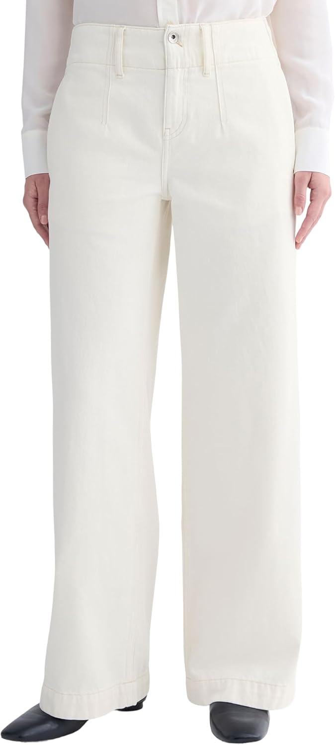 image:imageEverlane Womens The MidRise Trouser JeanEcru