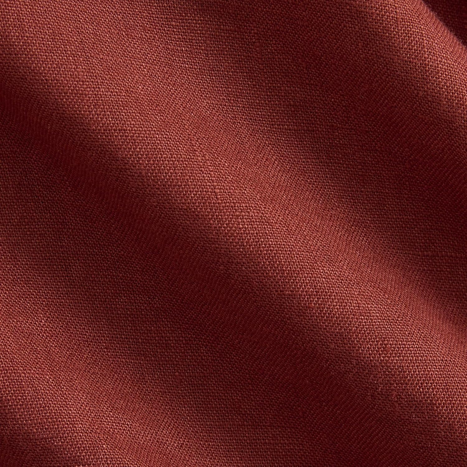 image:imageEverlane Womens The MustHave Linen Shirt Relaxed Fit ButtonDown in Certified European Flax LinenHenna Red