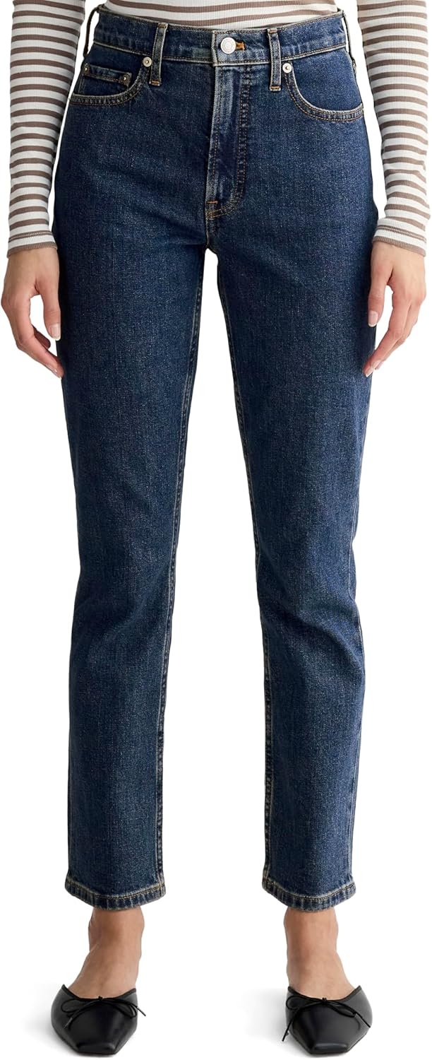 image:imageEverlane Womens The Original Cheeky JeanIndigo Rinse