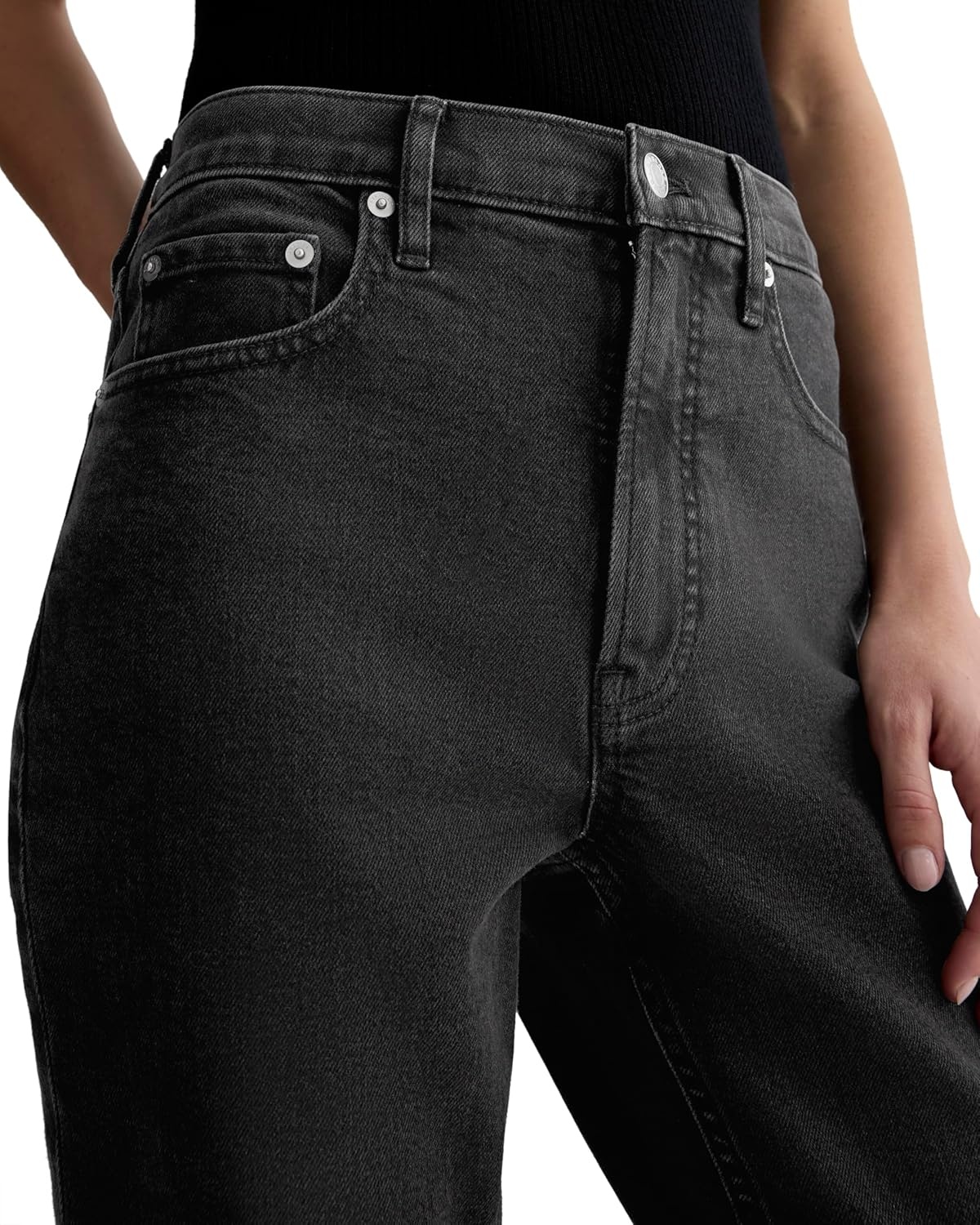 image:imageEverlane Womens The Original Cheeky JeanWashed Black