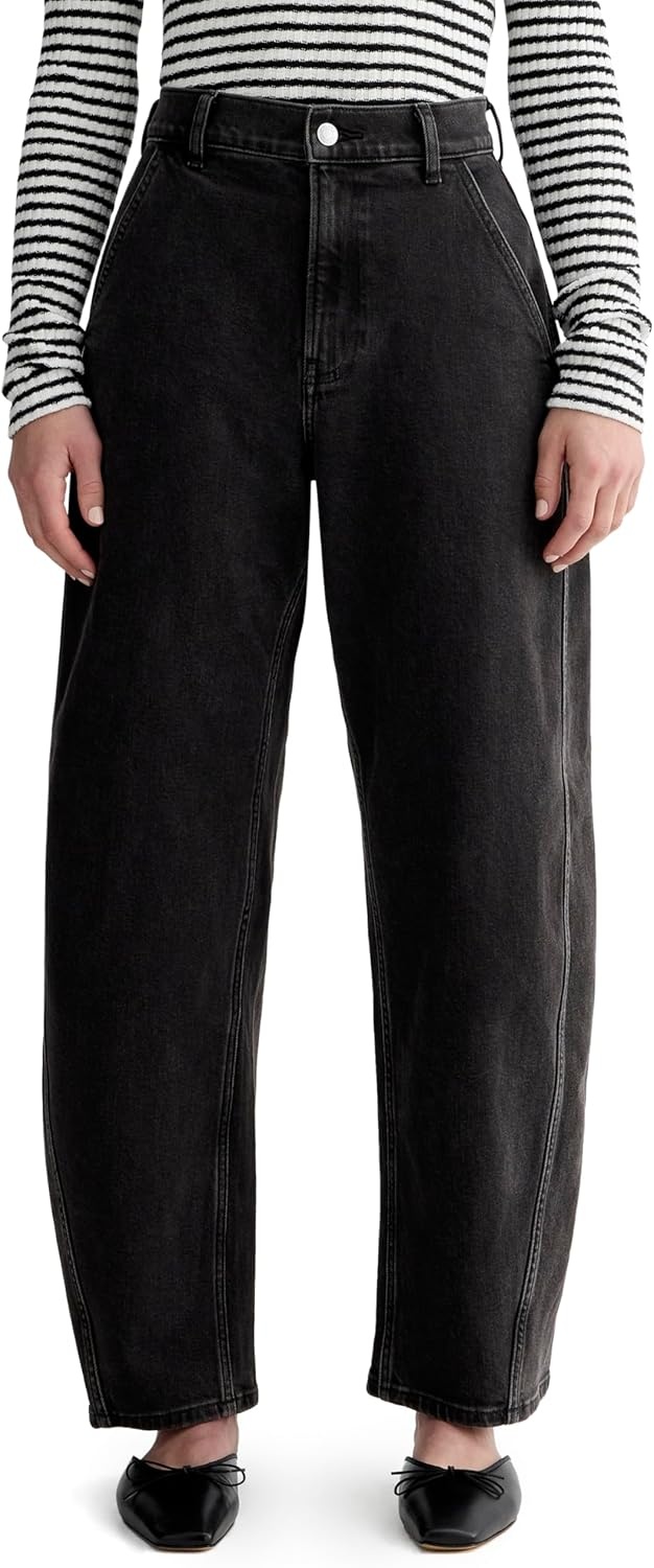 image:imageEverlane Womens The Wayhigh Twist Curve JeanWashed Black