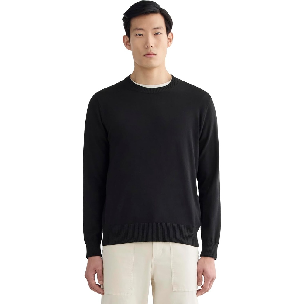 image:imageEverlane Mens Everlane The NoSweat Sweater UniformBlack