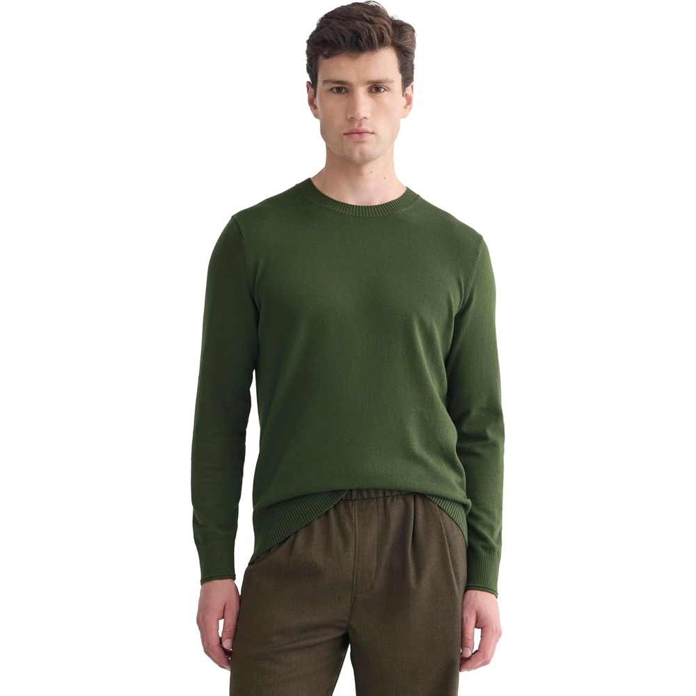 image:imageEverlane Mens Everlane The NoSweat Sweater UniformDark Forest