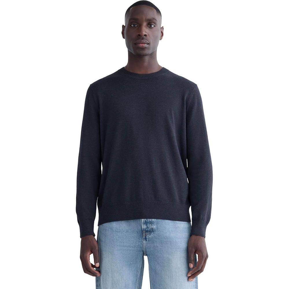 image:imageEverlane Mens Everlane The NoSweat Sweater UniformHeathered Midnight