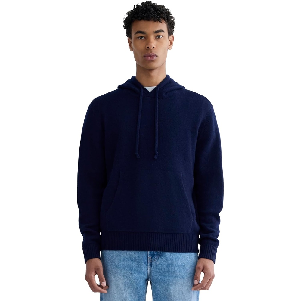 image:imageEverlane Mens Everlane the Felted Merino HoodieDeep Navy