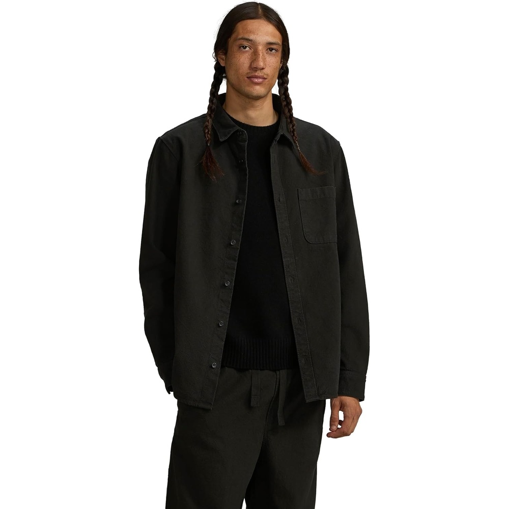 image:imageEverlane Mens The Canvas Organic Cotton OvershirtBlack