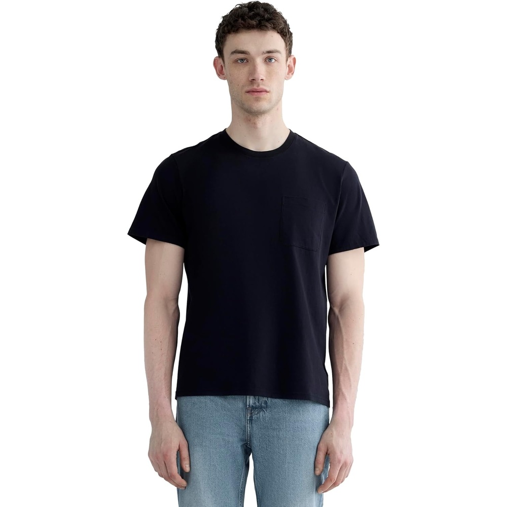 image:imageEverlane Mens The PremiumWeight Pocket Tee UniformBlack