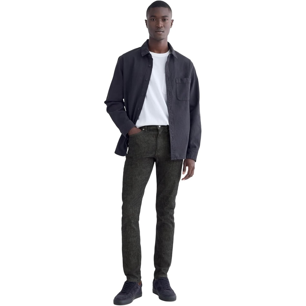 image:imageEverlane Mens The Selvedge Slimfit JeanBlack Rinse