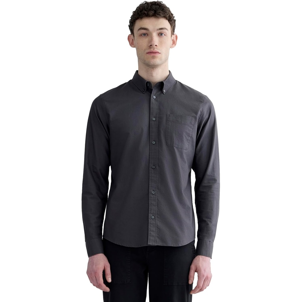 image:imageEverlane Mens The Slim Oxford ShirtSlate Grey