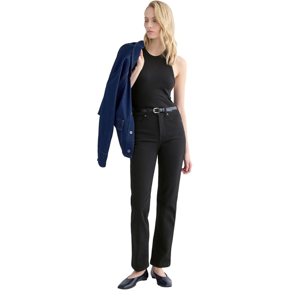 image:imageEverlane Womens HighRise Cigarette JeanBlack