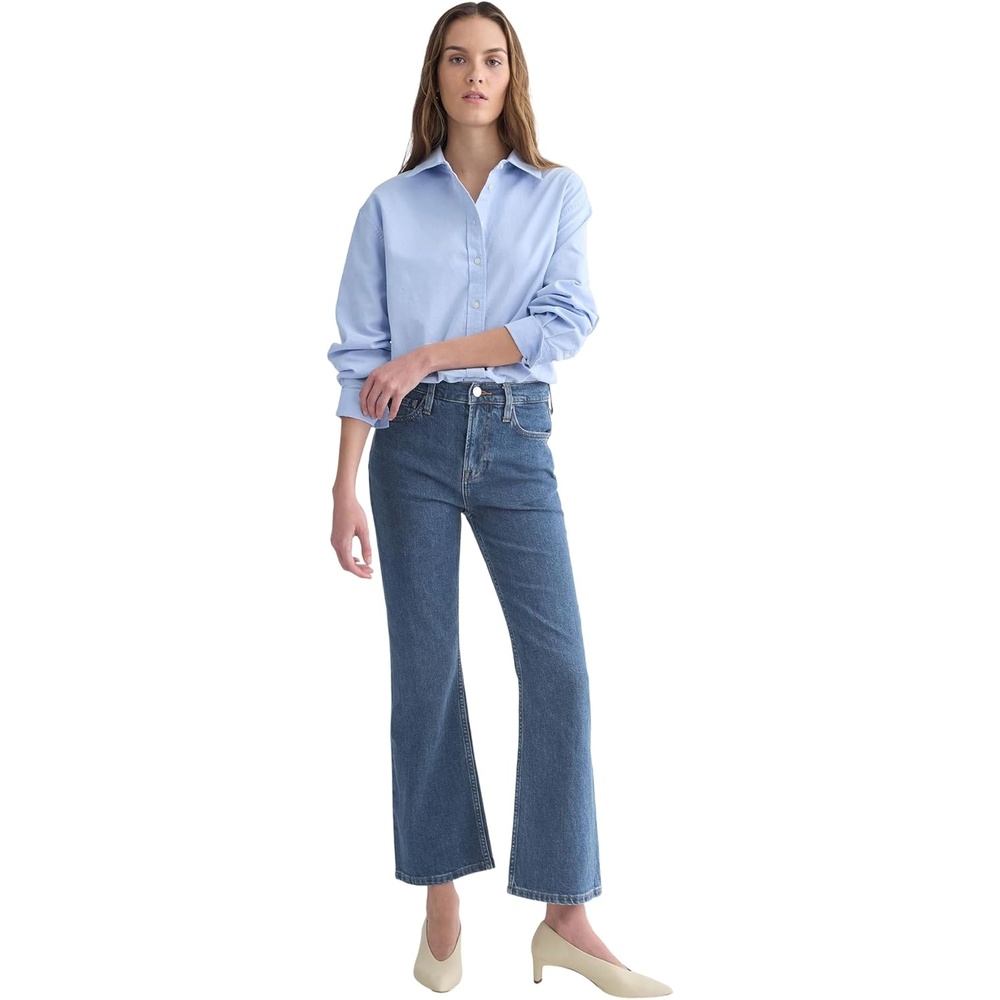 image:imageEverlane Womens HighRise Kick Flare JeanOcean