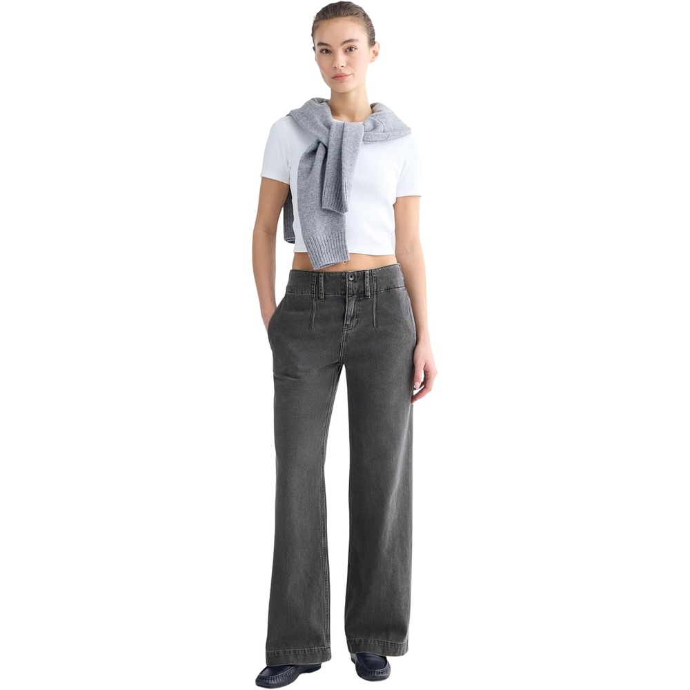 image:imageEverlane Womens The MidRise Trouser JeanBlack