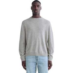 Everlane Men’s Everlane The Cashmere Crew(Light Heather Grey)