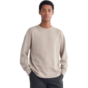 Everlane Men’s Everlane Thermal Crew in Cozy Waffle(Heathered Oatmeal)