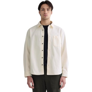 Everlane Men’s The Canvas Organic Cotton Overshirt(Bone)