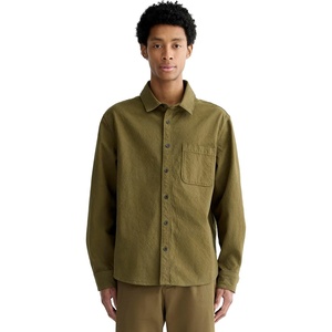 Everlane Men’s The Canvas Organic Cotton Overshirt(Olive)