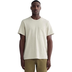 Everlane Men’s The Premium-Weight Pocket Tee | Uniform(Heather Oatmeal)