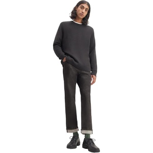 Everlane Men’s The Selvedge Straight Fit Jean(Black Rinse)