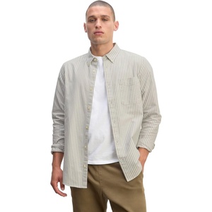 Everlane Men’s The Slim Oxford Shirt(Bone / Navy)