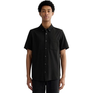 Everlane Men’s The Startup Short-Sleeve Shirt(Black)