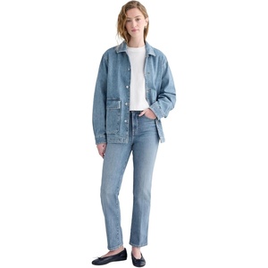 Everlane Women’s High-Rise Cigarette Jean(Medium Blue)