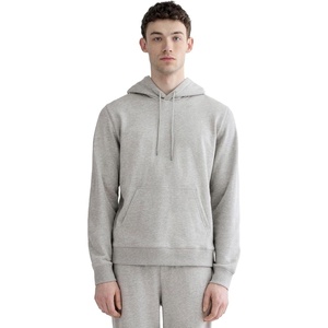 Everlane mens Everlane the Off-duty Terry Hoodie(Heathered Grey)