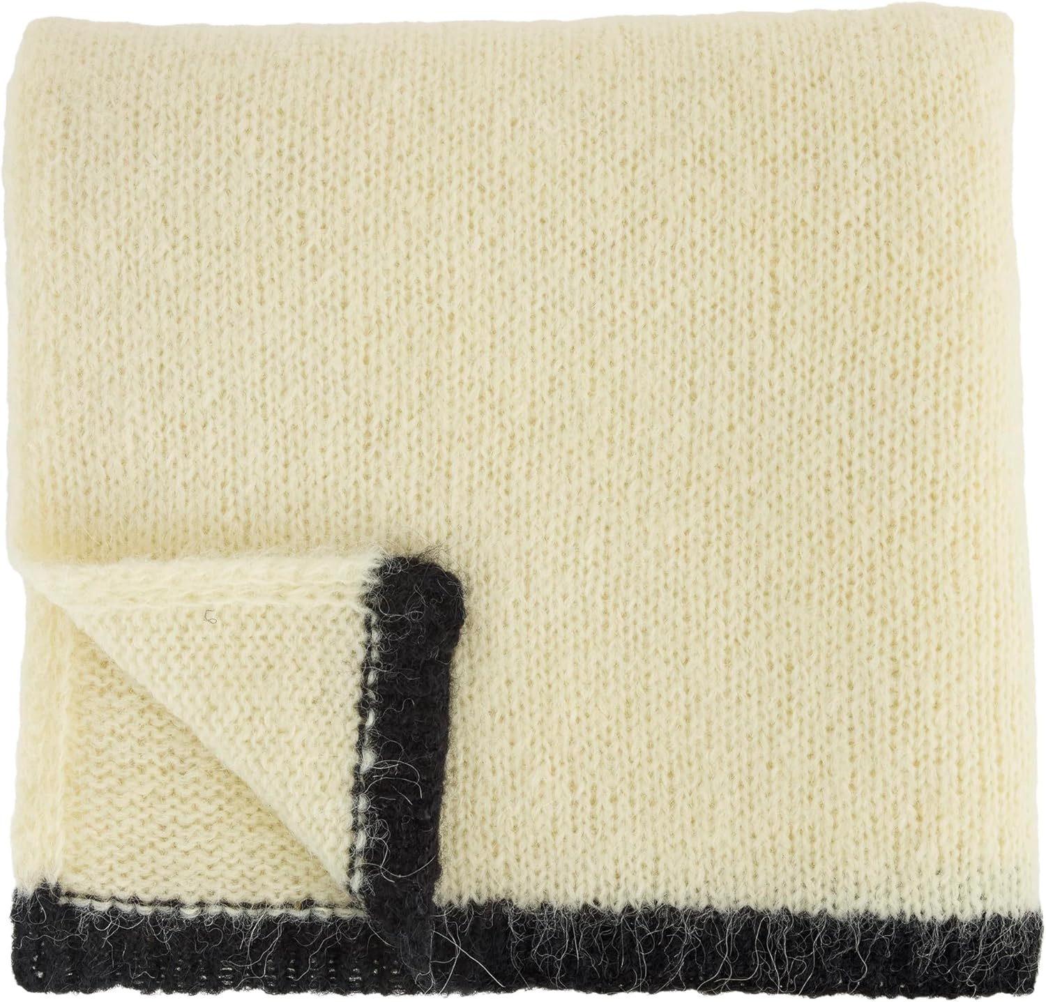 image:imageEverlane Plush Alpaca ScarfBone Black