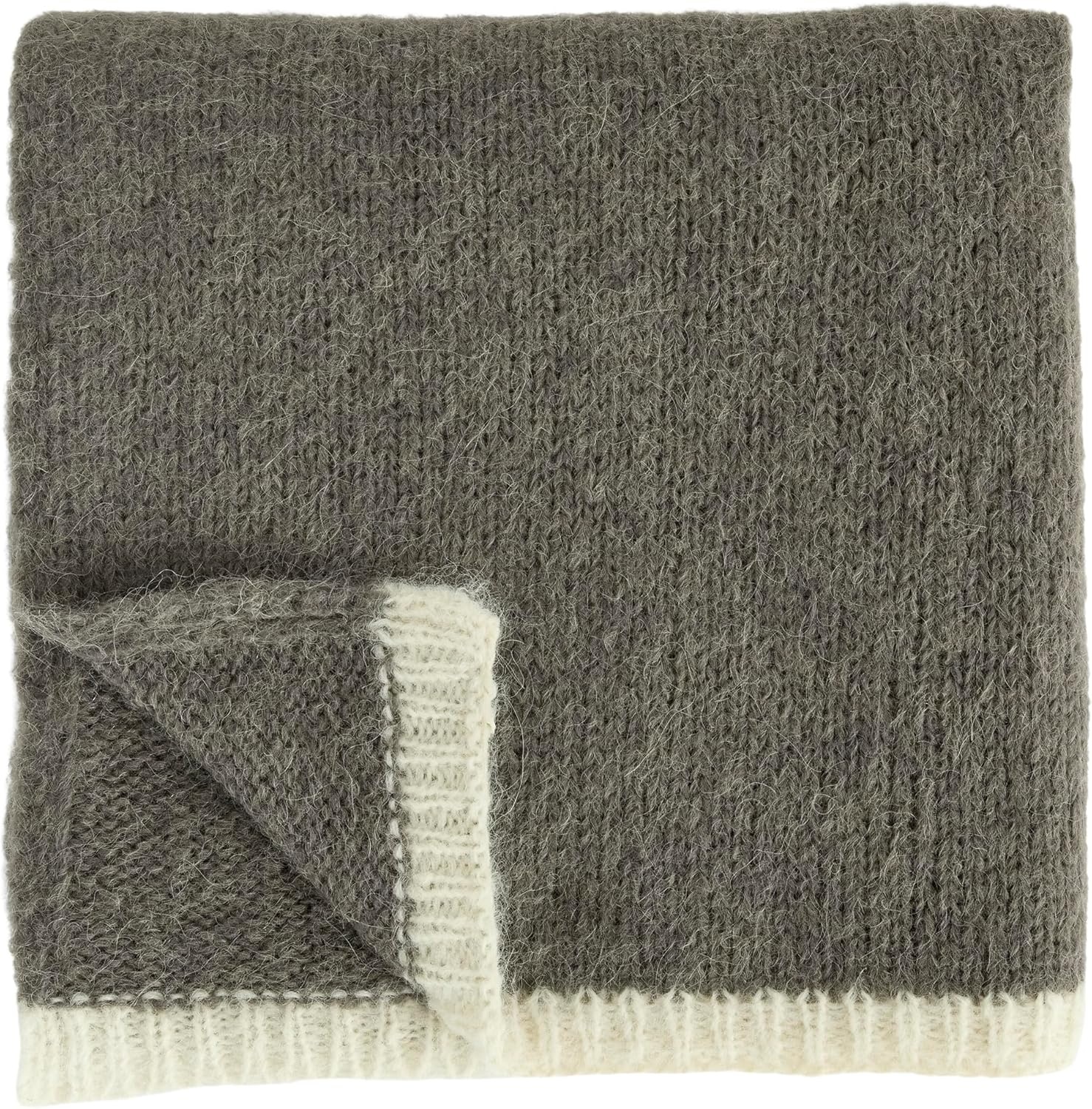 image:imageEverlane Plush Alpaca ScarfMid Grey Heather Bone