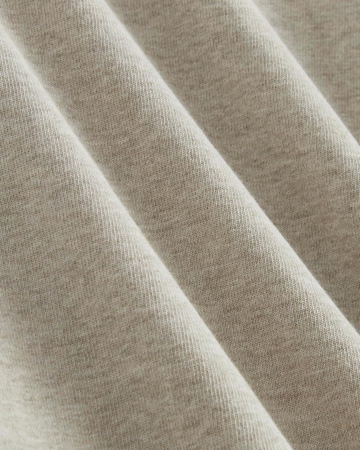image:imageEverlane Mens PremiumWeight Cotton Pocket TeeHeather Oatmeal