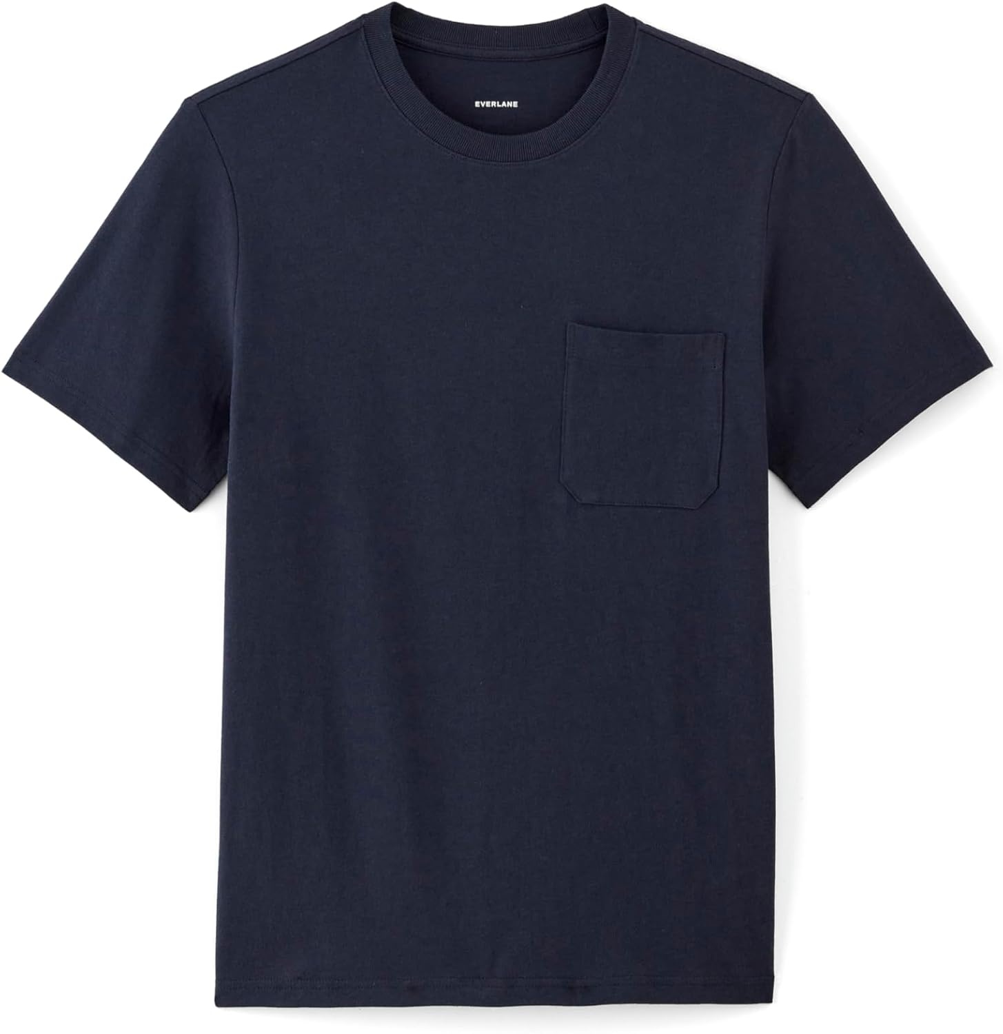 image:imageEverlane Mens PremiumWeight Cotton Pocket TeeNavy